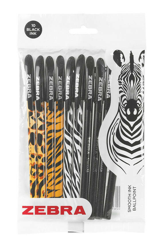Zebra Doodlerz Stick Pens 10 pack Office Supplies ASDA
