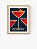 EAST END PRINTS Fox & Velvet 'Cosmopolitan' Gerahmter Druck