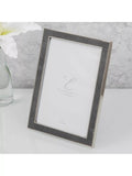 Elegance by Impressions Bilderrahmen aus Chagrinleder, vernickelt