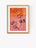 EAST END PRINTS Keren Parmley 'Blossom Love' Gerahmter Druck
