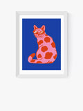 EAST END PRINTS Tartagain 'Coole Katze' Gerahmter Druck