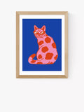 EAST END PRINTS Tartagain 'Coole Katze' Gerahmter Druck