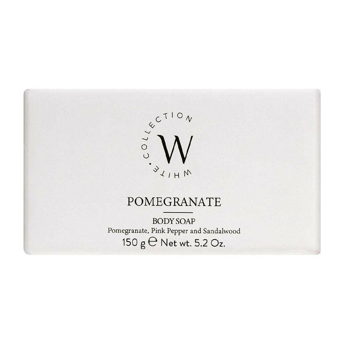 The White Collection Pomegranate Body Soap 150g GOODS Boots