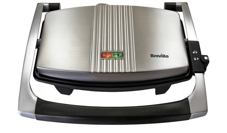 Breville VST025 Sandwich & Panini Press - Stainless Steel - McGrocer