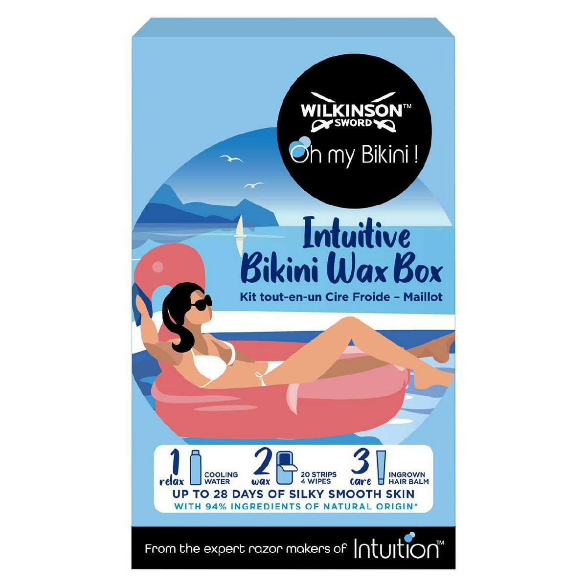 Wilkinson Sword Intuitive Bikini Wax Kit GOODS Boots