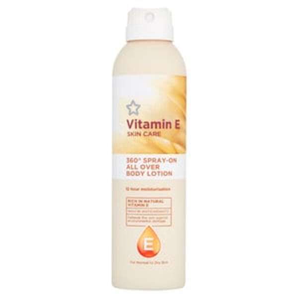 Vitamin E Moisturising Body Lotion Spray 190ml GOODS Superdrug