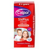 Calpol SixPlus Suspension Zuckefrei Erdbeer-Geschmack 6+ Jahre 80ml