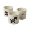 Sainsburys Home Weihnachtsduftkerzen „Scotty Dog“, 3er-Set