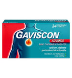 Gaviscon Advance Tabs Sodbrennen-Linderung - Minze 24 Tabletten