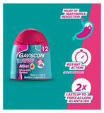 Gaviscon Double Action Heartburn Indigestion Mint Flavour Chewable Tablets x12