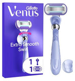 Gillette Venus Razor Extra Smooth Swirl 5 Blade Womens Razor Shower Hook