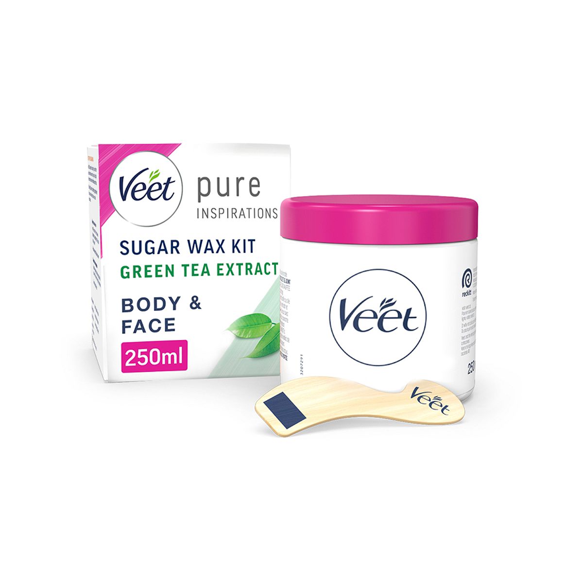 Veet Pure Warm Wax Face & Body with Green Tea - 250ml GOODS Boots