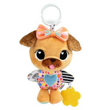 Lamaze Lovey The Pug Clip Go Toy