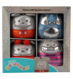 Squishmallows Disney 100 Plush Pack Mickey Stitch Cheshire Cat Minnie