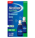 Nicotinell Rapid Relief 1mgSpray Oromucosal Spray - Duo pack 2 x 150 sprays