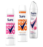 Sure Women Whole Body Antiperspirant Bundle