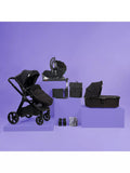 BabaBing! Raffi Complete Pushchair and Carrycot, Hera Car Seat and Base with Accessories Premium 11 Piece Bundle - McGrocer