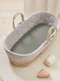 Bedfolk Moses Basket Fitted Sheet