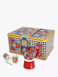 Bialetti Dolce & Gabbana Sicilian Carretto Moka Express Kochfeld Espressomaschine & 2 Tassen Geschenkset