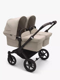 Bugaboo Donkey 5 Zwillingskinderwagen & Babywanne, Mitternachtsschwarz