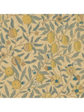 Morris & Co. Fruchttapete, Blau/Gold/Braun DGW1FU103
