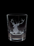 Dartington Crystal Stag Hand Engraved Glass Tumbler 300Ml Clear