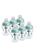 Tommee Tippee Advanced Anti-Colic Baby Bottles with Slow Flow Breast Like Teats, Pack of 6, 260ml - McGrocer