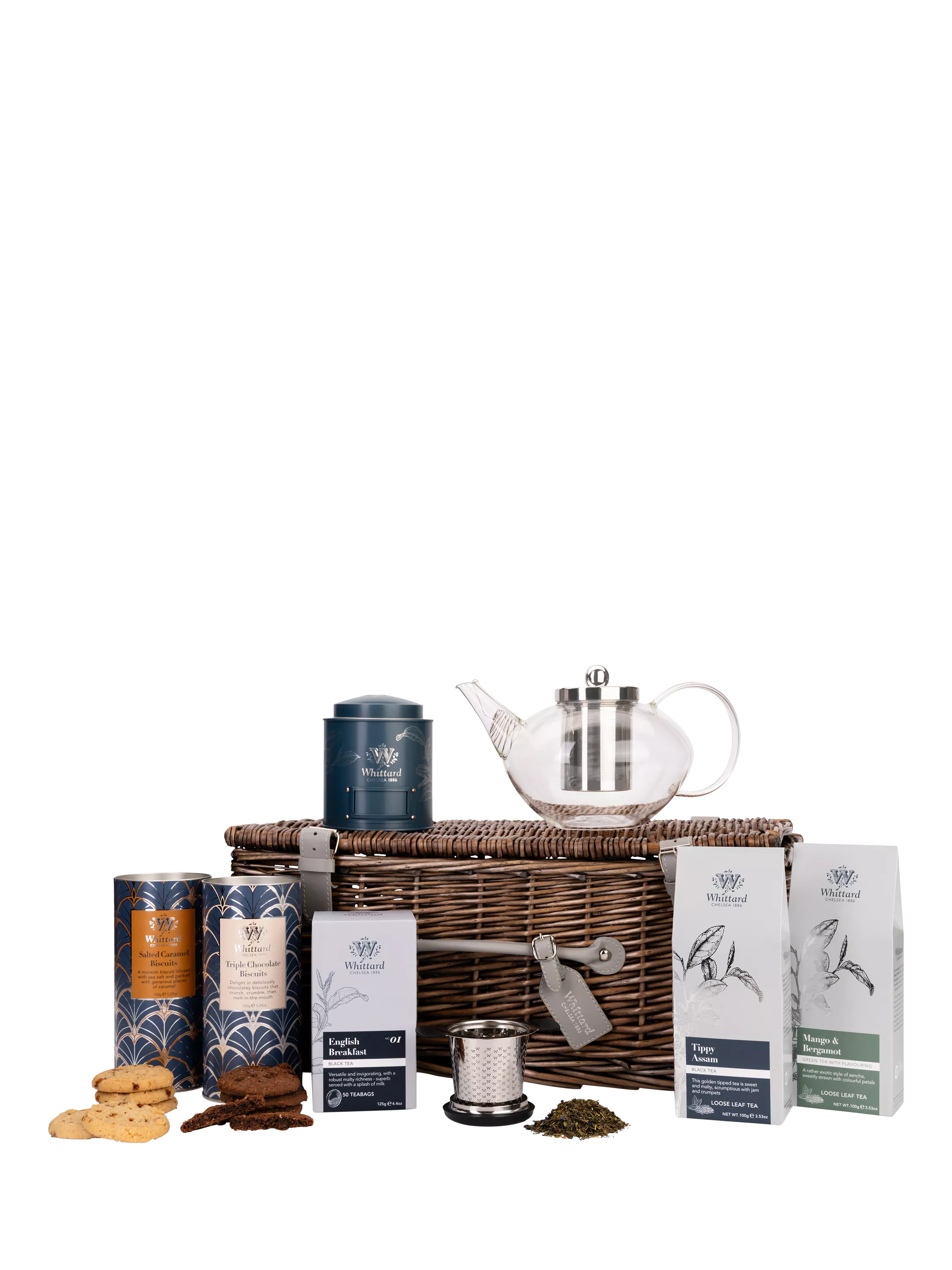 Whittard Tea Wicker Hamper - McGrocer