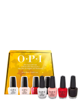OPI Classic Nagellack, professioneller, schnelltrocknender Nagellack, Geschenkset für die Feiertage, 4 x 3,75 ml