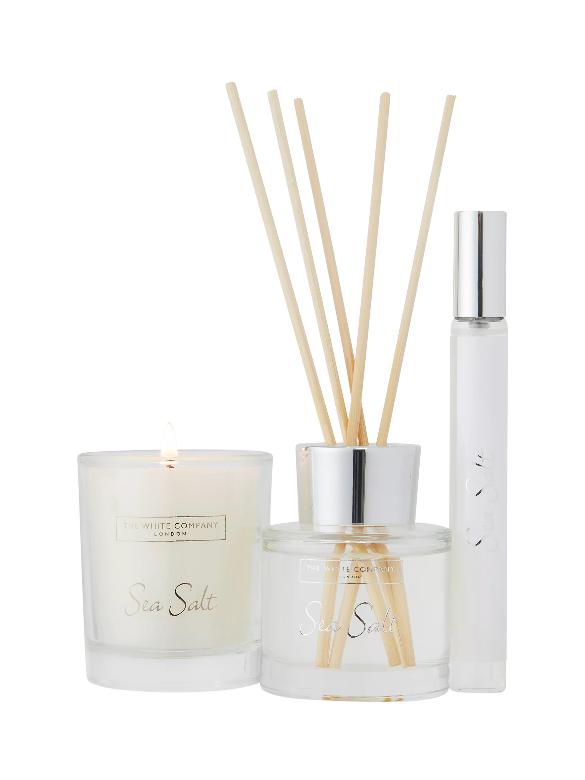 The White Company Sea Salt Mini Home Fragrance Gift Set - McGrocer
