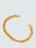 Jon Richard Polished Entwined Cuff Gold