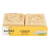 The BAKERY at ASDA 6 Toastie Crumpets GOODS ASDA
