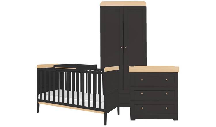 Tutti Bambini Rio 3 Piece Nursery Furniture Set - Slate Oak GOODS Argos