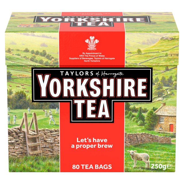 Yorkshire Tea Teabags 80 per pack GOODS M&S