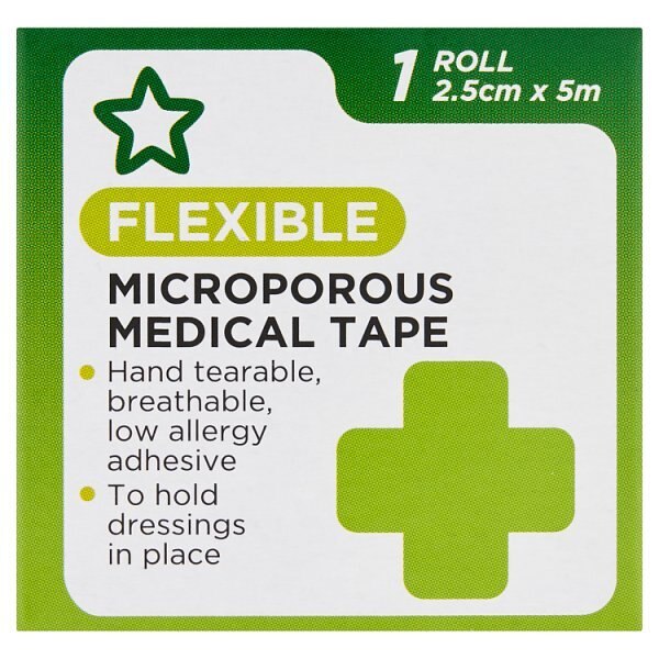 Superdrug Microporous Tape 2.5cm x 5m GOODS Superdrug