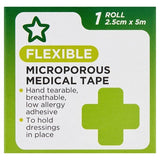 Superdrug Microporous Tape 2.5cm x 5m GOODS Superdrug