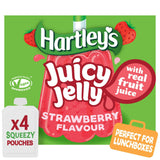 Hartley's Strawberry Flavour Juicy Jelly Pouches 4 x 90g