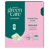 Sainsbury's Greencare Sweet Pea & Lily Non Bio Laundry Capsules 20 Washes