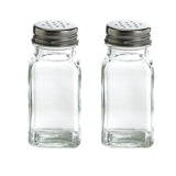 Sainsbury's Home Essentials square glass Salt and Pepper