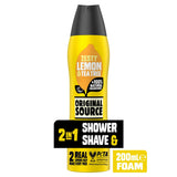 Original Source Lemon & Tea Tree 2 In 1 Shower & Shave Foam 200ml