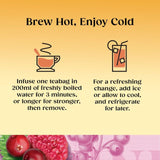 Twinings Cranberry & Raspberry Tea 20 per pack GOODS M&S