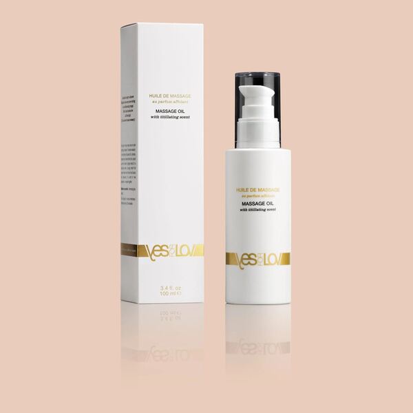 YESforLOV Sensual Massage Oil with Titillating Scent 100ml GOODS Superdrug