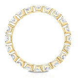 2.00ctw Round Brilliant Cut Diamond Eternity Ring, 18ct Yellow Gold in 6 Sizes - McGrocer