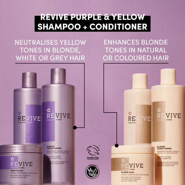 Superdrug Revive Purple Shampoo 400ml GOODS Superdrug