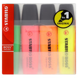 Stabilo Highlighters 4pk GOODS Sainsburys