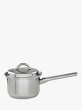 Classic Stainless Steel Lidded Saucepan