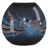 Poole Pottery Vase „Celestial Purse“, H 20 cm, Grau/Blau
