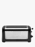 Dualit 2-Scheiben-Toaster, lang, Schwarz glänzend