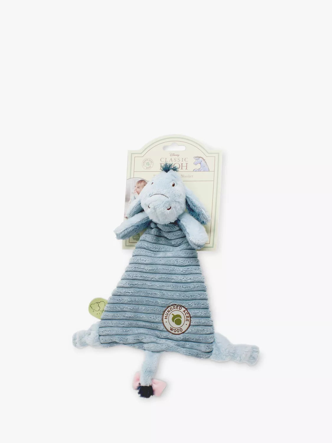 Winnie the Pooh Baby Eeyore Comfort Blanket, H23cm - McGrocer