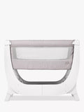 Shnuggle Air Bedside Crib, Stone Grey - McGrocer